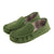 Harris Mens Fabric Lined Moccasin Hard Sole - Olive Product Image